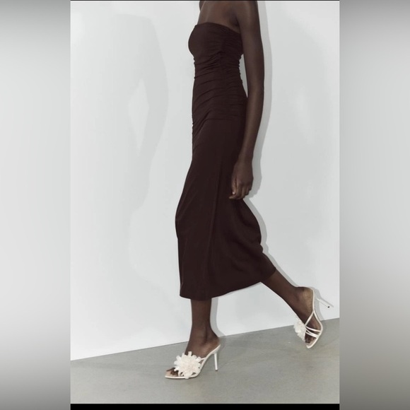 Zara flower heel sandals - Picture 4 of 11